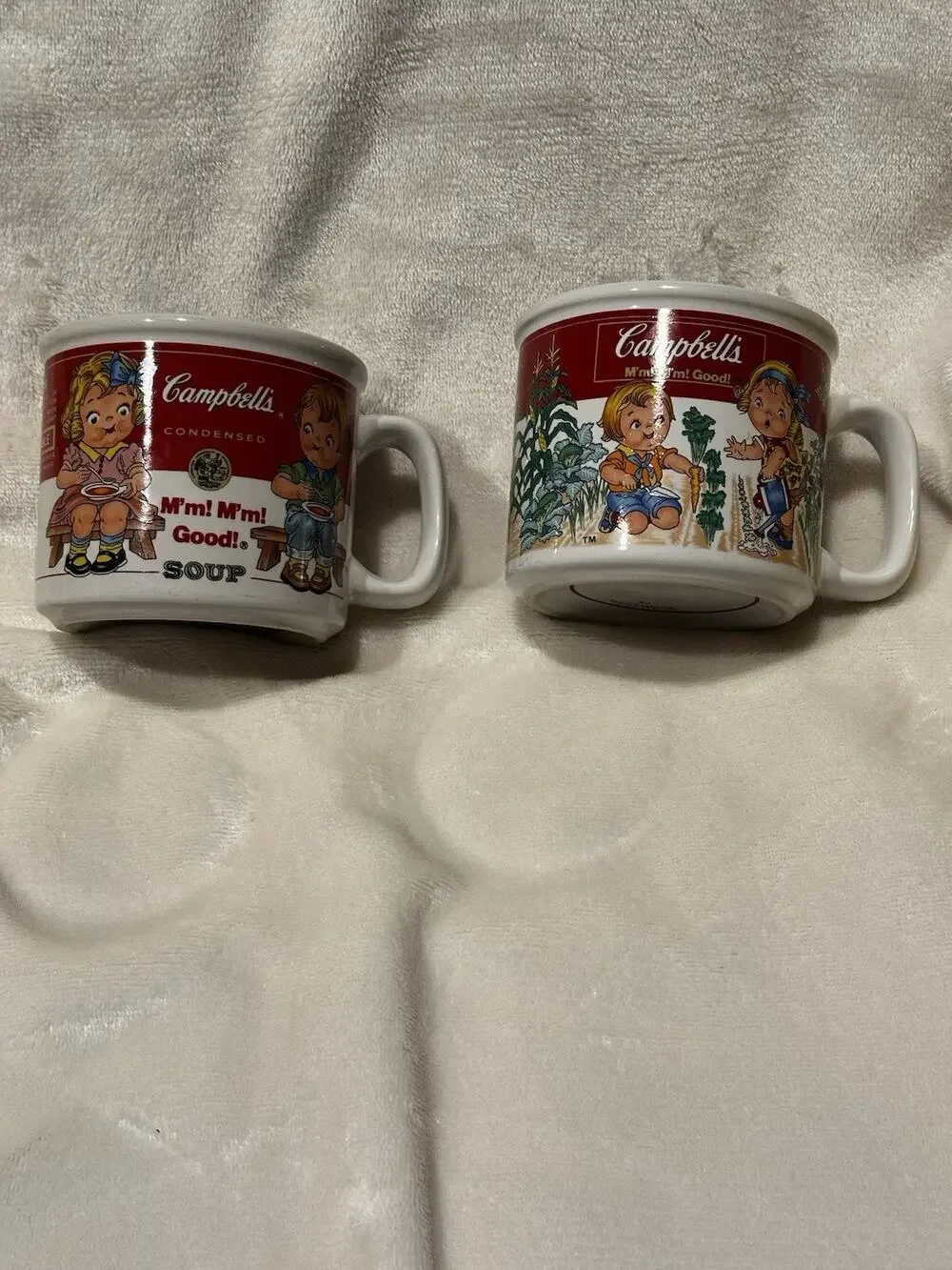 Campbells Soup Mugs Vintage 1999 By Westwood - Set of 2 Collectible Kitchenware